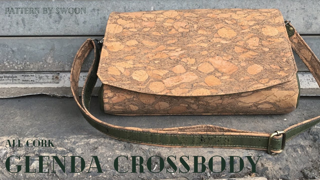 Sewing Tutorial: Cork Glenda Convertible Clutch, pattern by Swoon