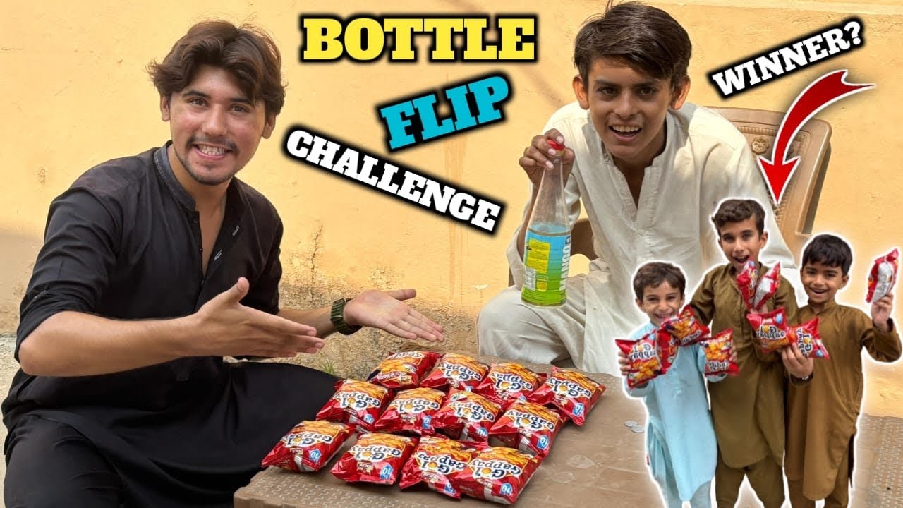 Bottle flip challenge | Big surprises😱 | Winner will get big gifts 🎁 | Losser will get punishment🤣