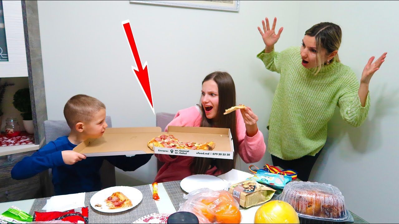 Irochka cu Andries nu pot Împarti PIZZA
