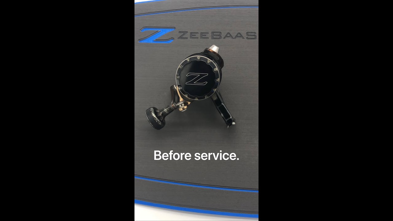 Before and After: ZeeBaaS Fishing Reel Service