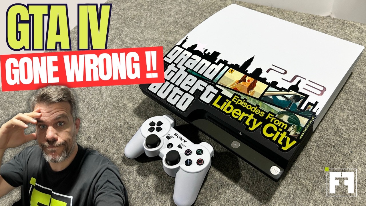 Превращение PS3 Slim в трибьют GTA IV ПОШЛО НЕ ТАК!