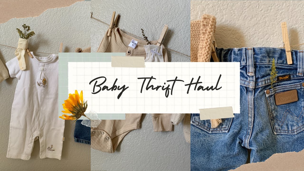 Baby Thrift Haul | gender neutral, baby boy, vintage