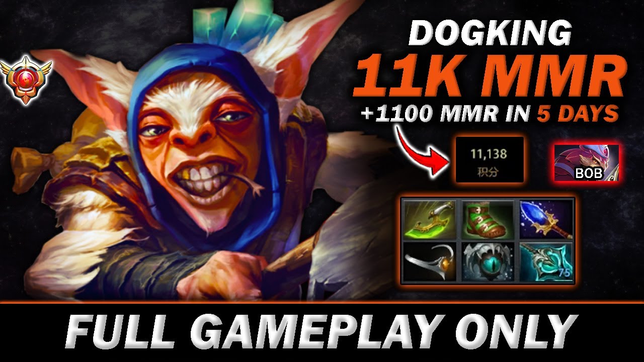 DOGKING REACH 11K MMR! DOGKING meepo VS Pangolier BOB (SEA Pro Player) - Meepo Gameplay#858