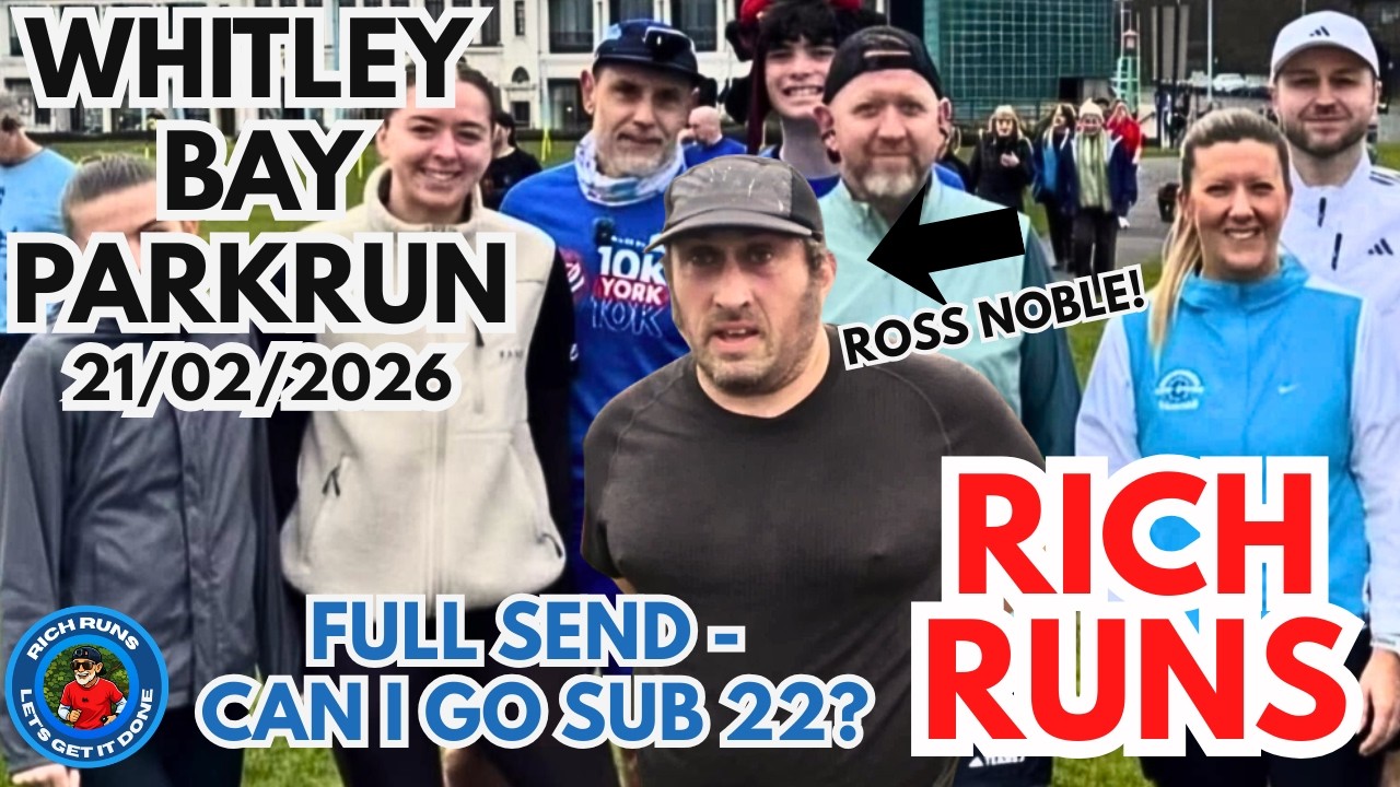 RICH RUNS - FULL SEND AT WHITLEY BAY PARKRUN - 21/02/206