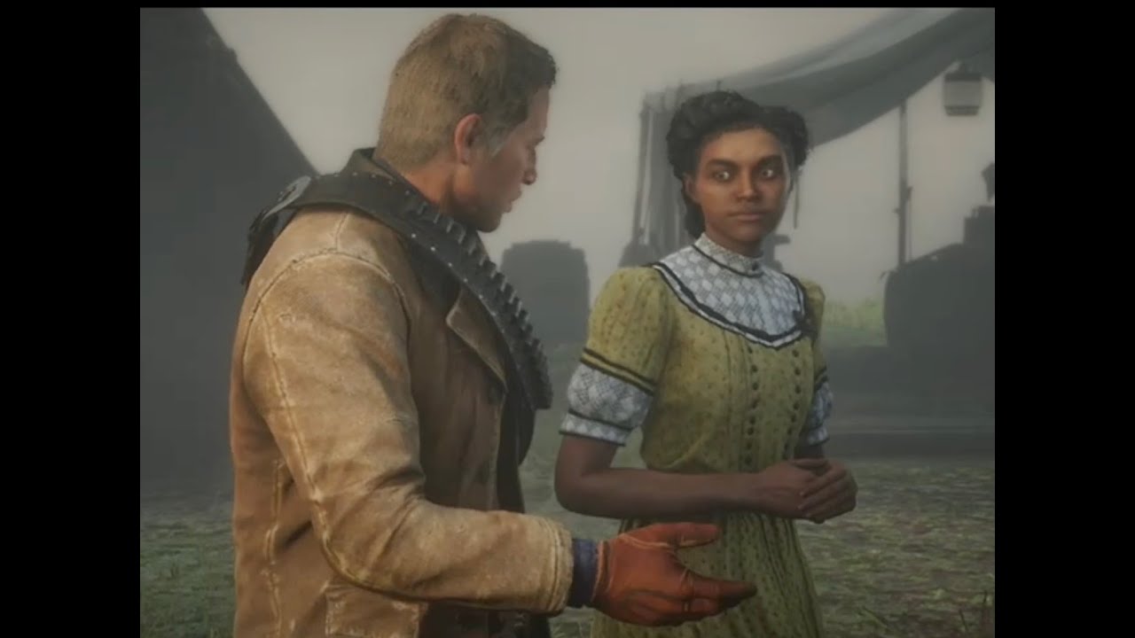 Arthur hangs out with Tilly #arthurmorgan #arthurmorganrdr2 #rdr2 #reddeadredmption2