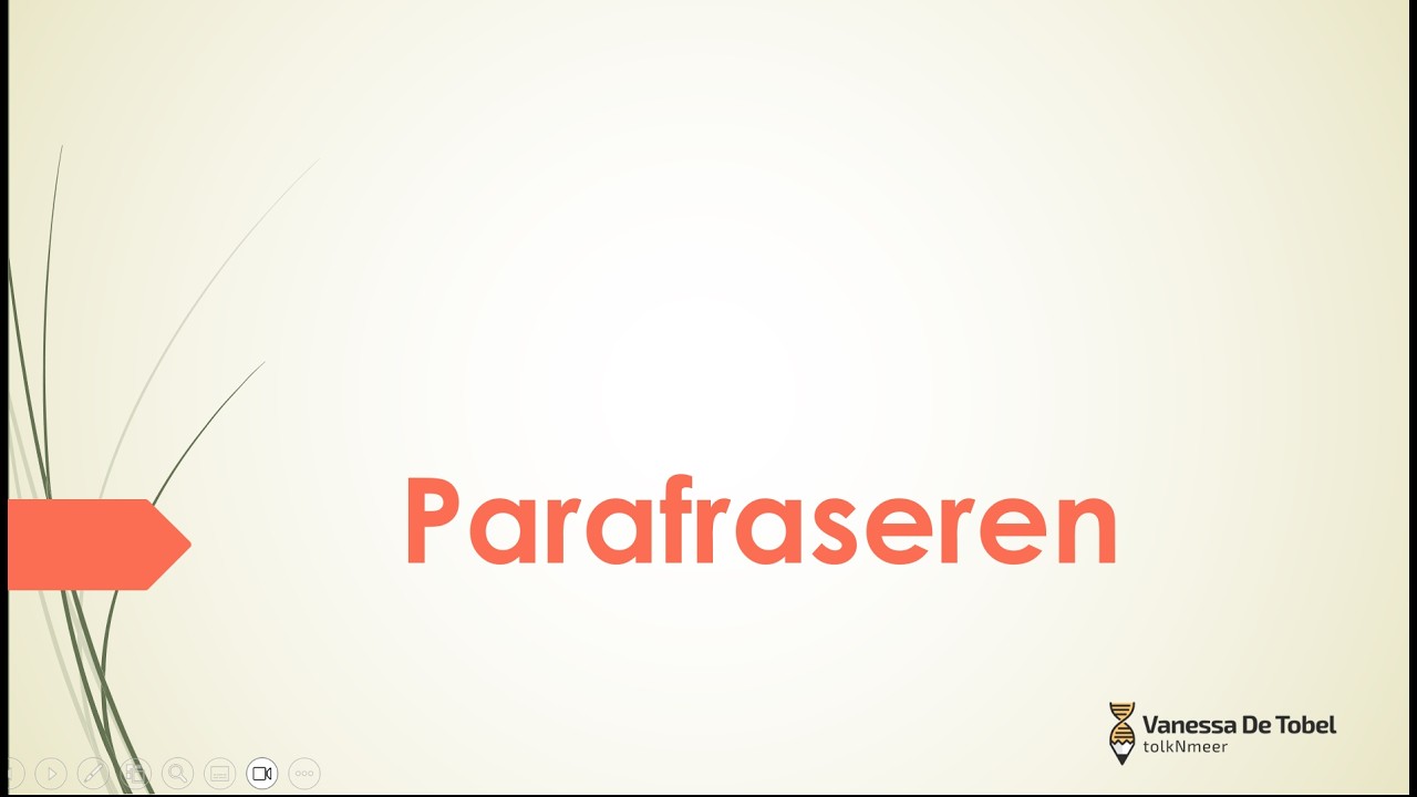 Parafraseren