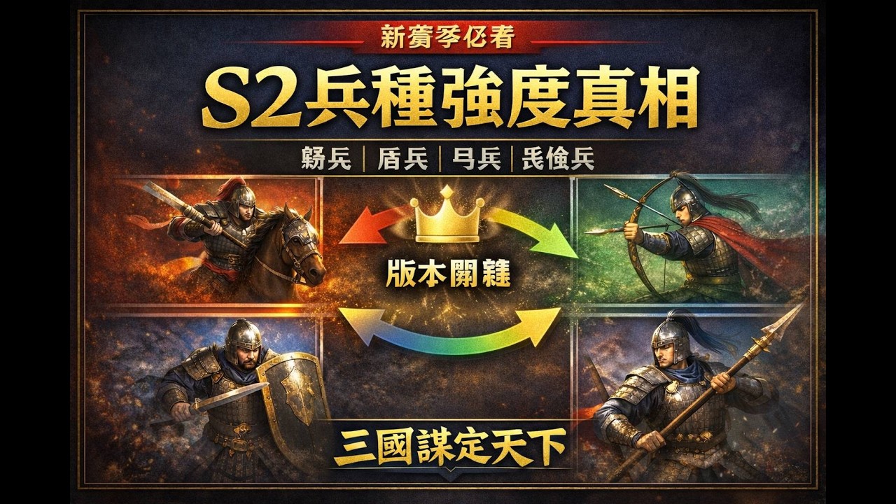 《三國：謀定天下》S2最新資訊搶先看！ 兵種差異相剋！ 不解鎖新兵種打架直接輸一半！？