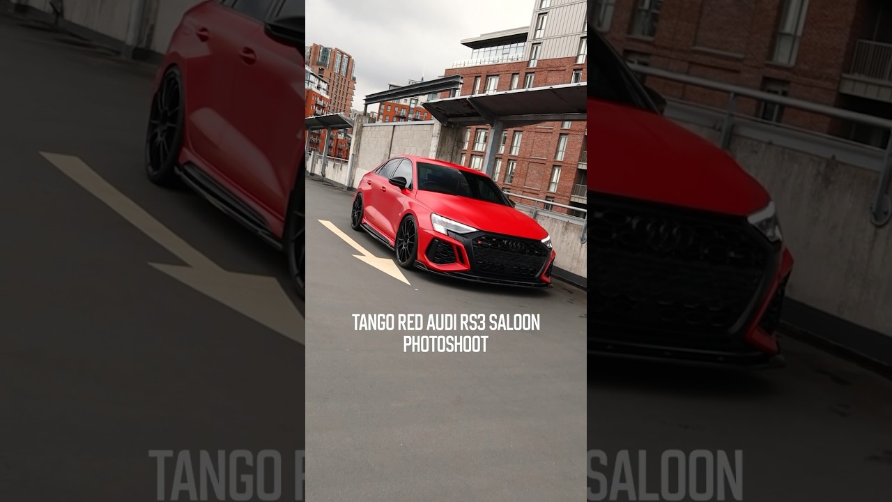 This modified Audi RS3 wanted a photoshoot… 