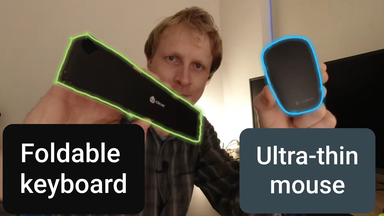 Samsung DeX on the go! Foldable keyboard and ultra thin mouse.