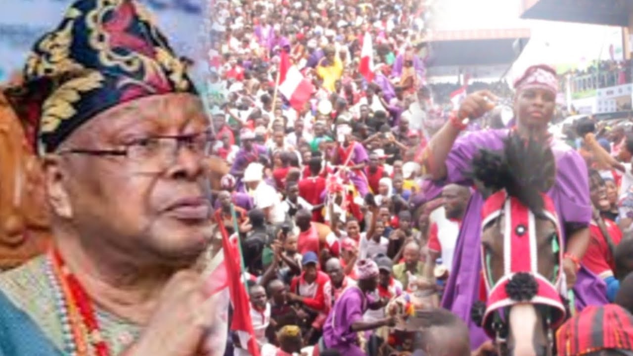 WATCH HOW HORSE GREET AWUJALE OBA SIKIRU ADETONA OJUDE OBA FESTIVAL IJEBU ODE 2024