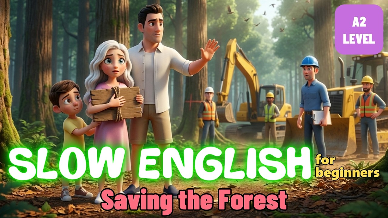 They Tried to Cut the Forest… We Stood Together | Easy English Listening Lessons (A2 Level)