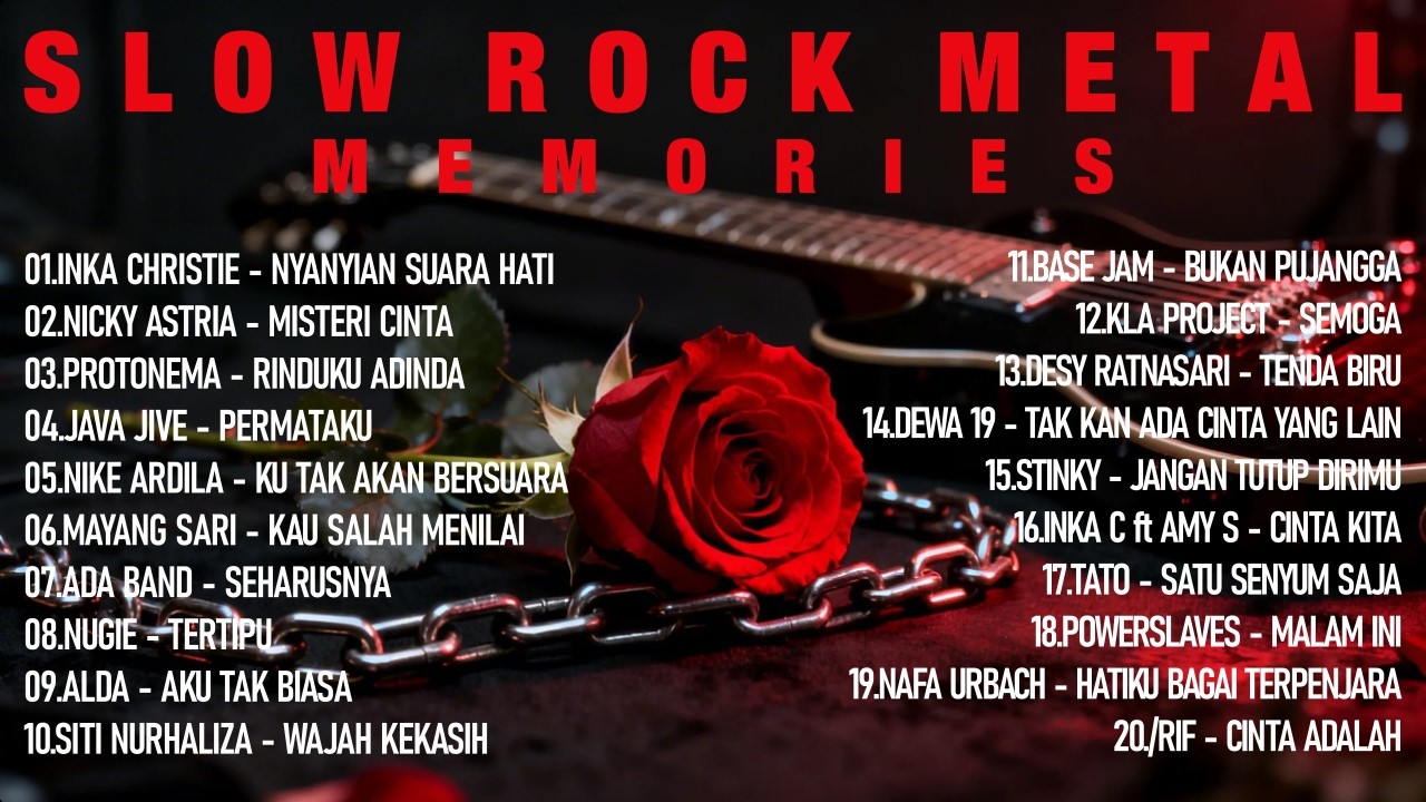 LAGU KENANGAN TERBAIK | SLOW ENERGI ROCK METAL MEMORIES | COVER COLLECTION - EWAI ROCK METAL