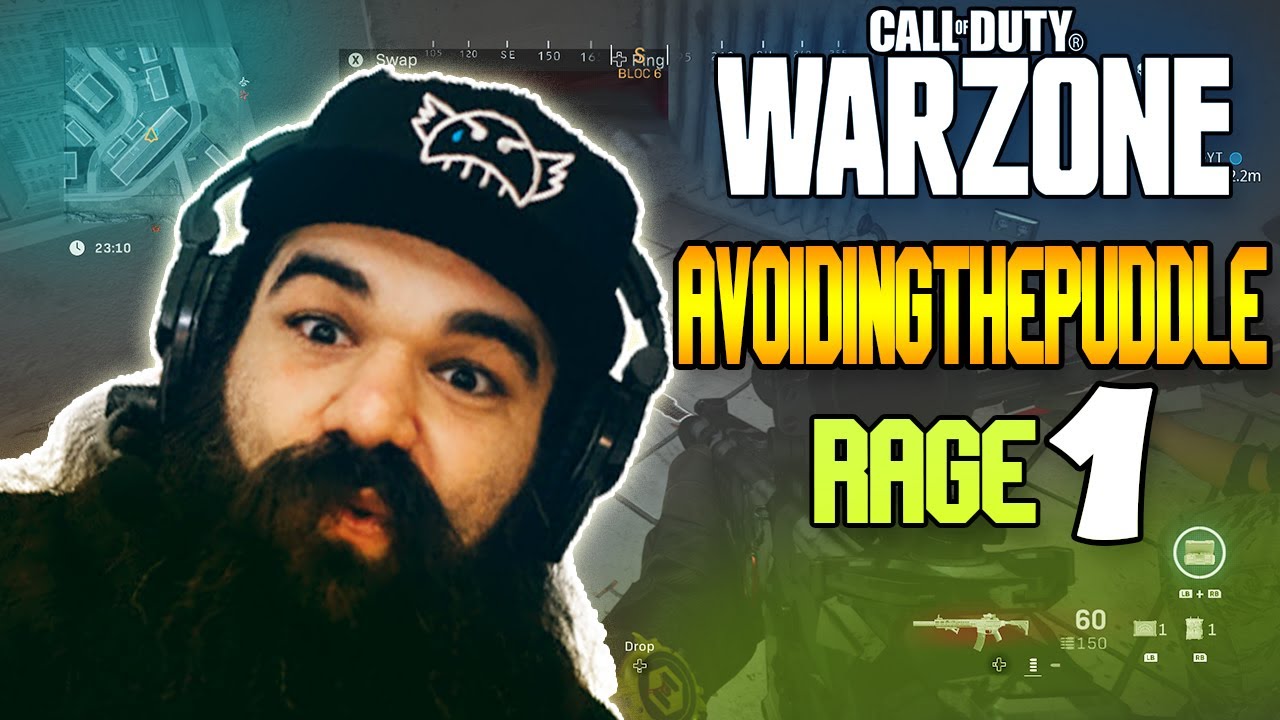 AVOIDINGTHEPUDDLE MODERN WARFARE WARZONE RAGE COMPILATION #1
