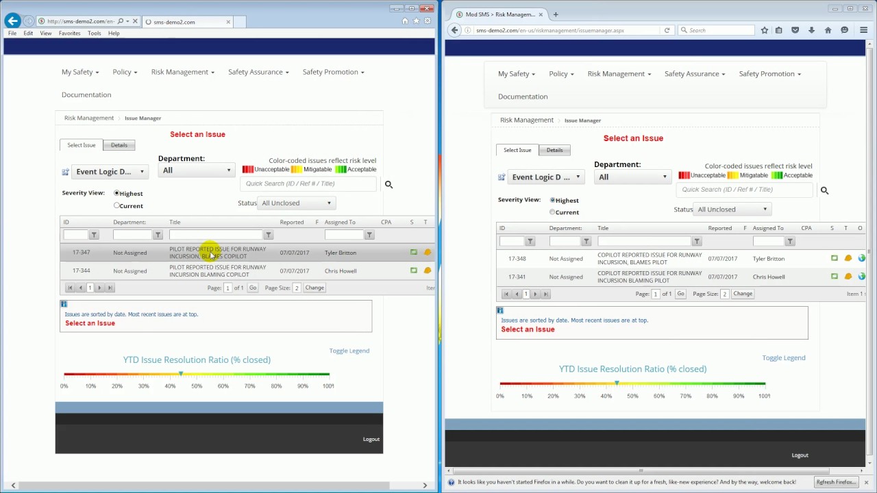 Event Driven Issue Management Demo
