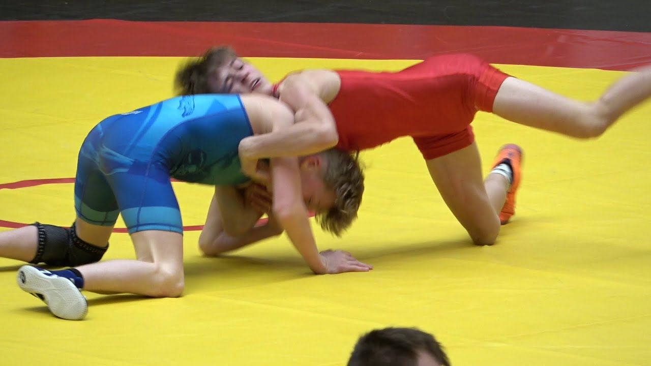 Wrestling / Ringen, German Championships 2025 Cadets (U17), Freestyle, 51 kg, Völk - Brederlow