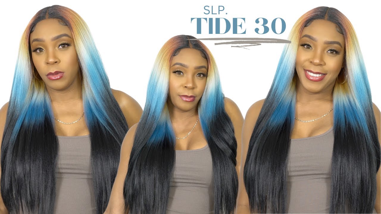Motown Tress Synthetic Hair Seduction HD Invisible Deep Part Lace Wig - SLP TIDE30 --/WIGTYPES.COM