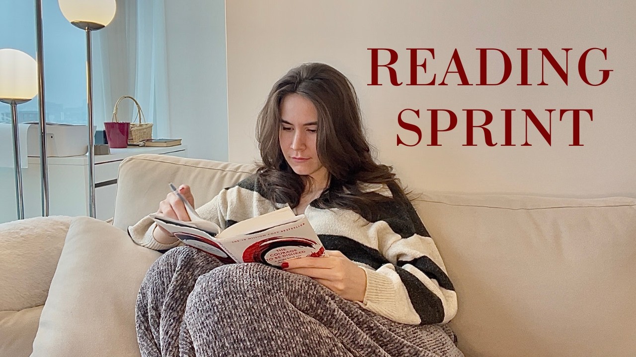 Reading Sprint 1 Hour (Calm No Music Light Rain Sounds)