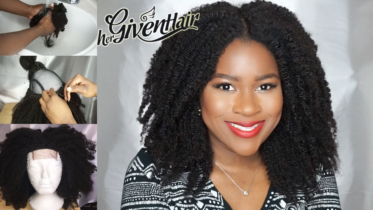 How to Prepare Kinky Bundles for Install & Style + Review HerGivenHair!!!|Mona B.