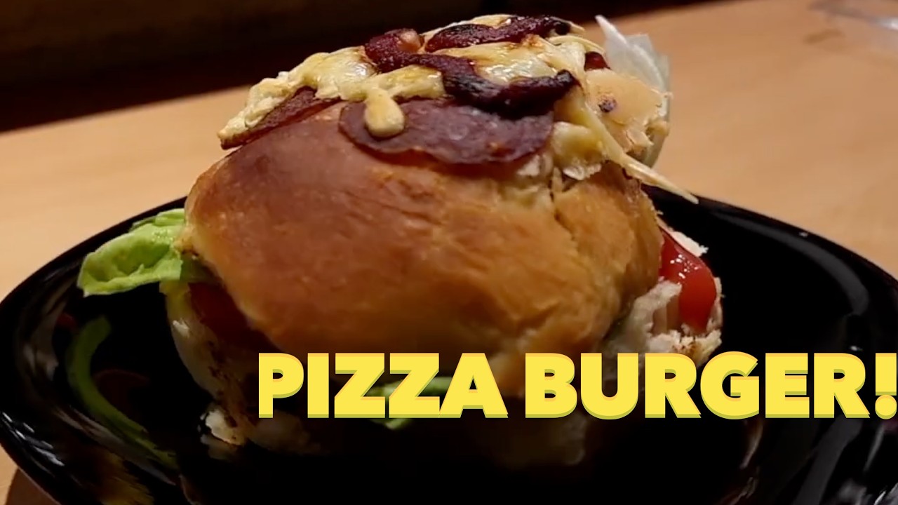 Pizza Burger – The Ultimate Cheesy Combo!