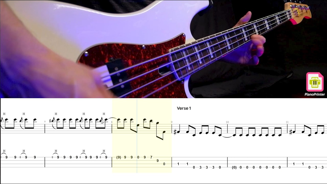 Guns N' Roses - It's So Easy Bass Cover | Tabs & Sheet Music