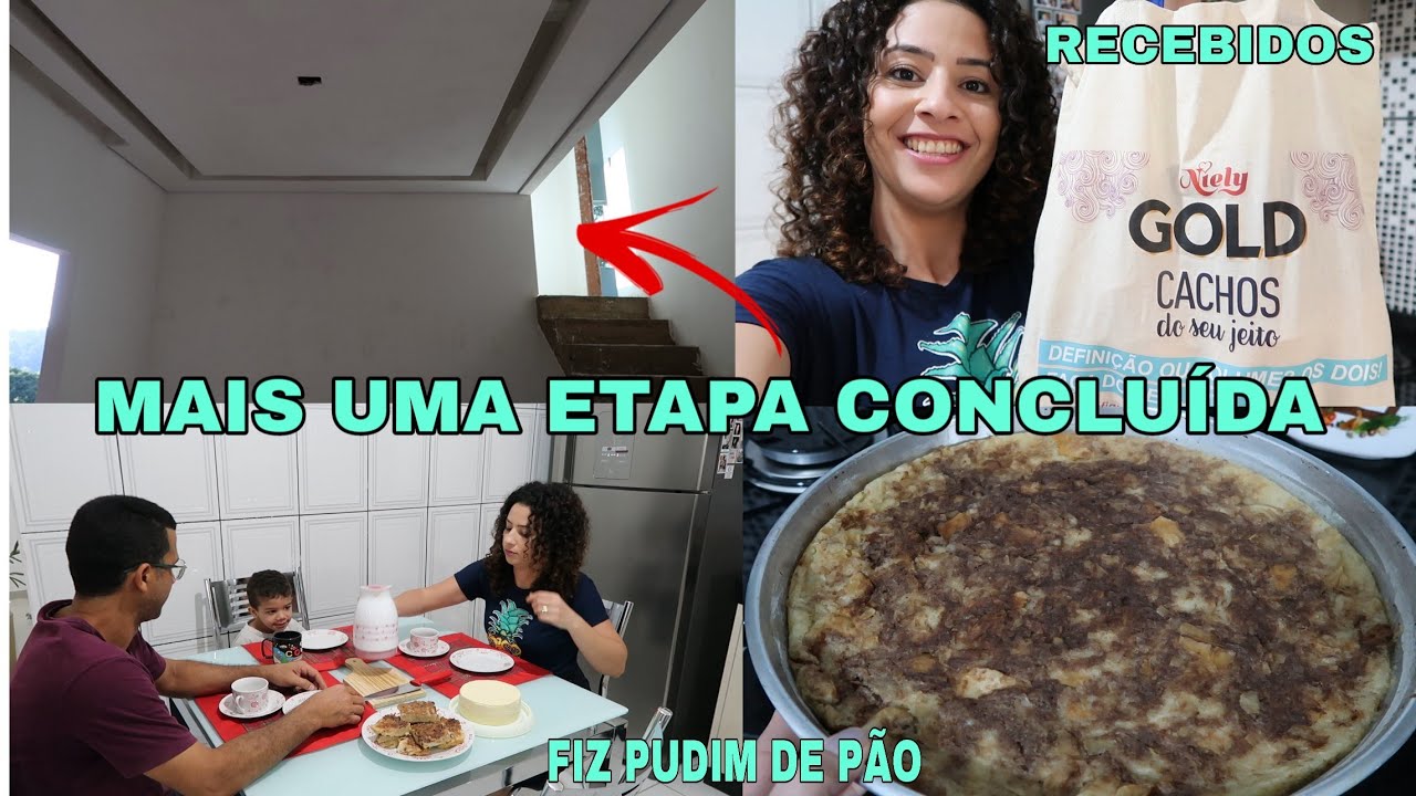 SANCA DE GESSO E FORRO DA COZINHA PRONTOS, RECEBIDOS PARA OS CACHOS + PUDIM DE PÃO| LETÍCIA VELOSO