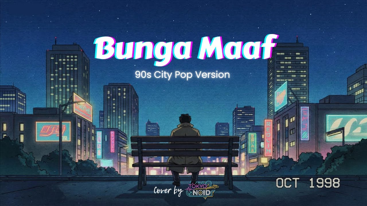 Bunga Maaf – The Lantis | City Pop Version Cover by Tokyonoid