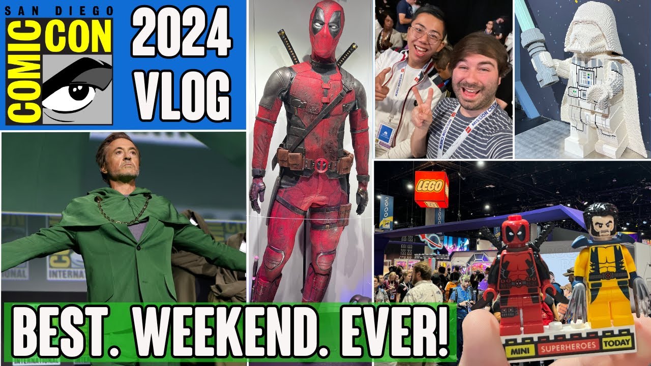 VLOG: SDCC 2024 Lego Adventures, Celebrity Meet-and-Greets, and MORE!