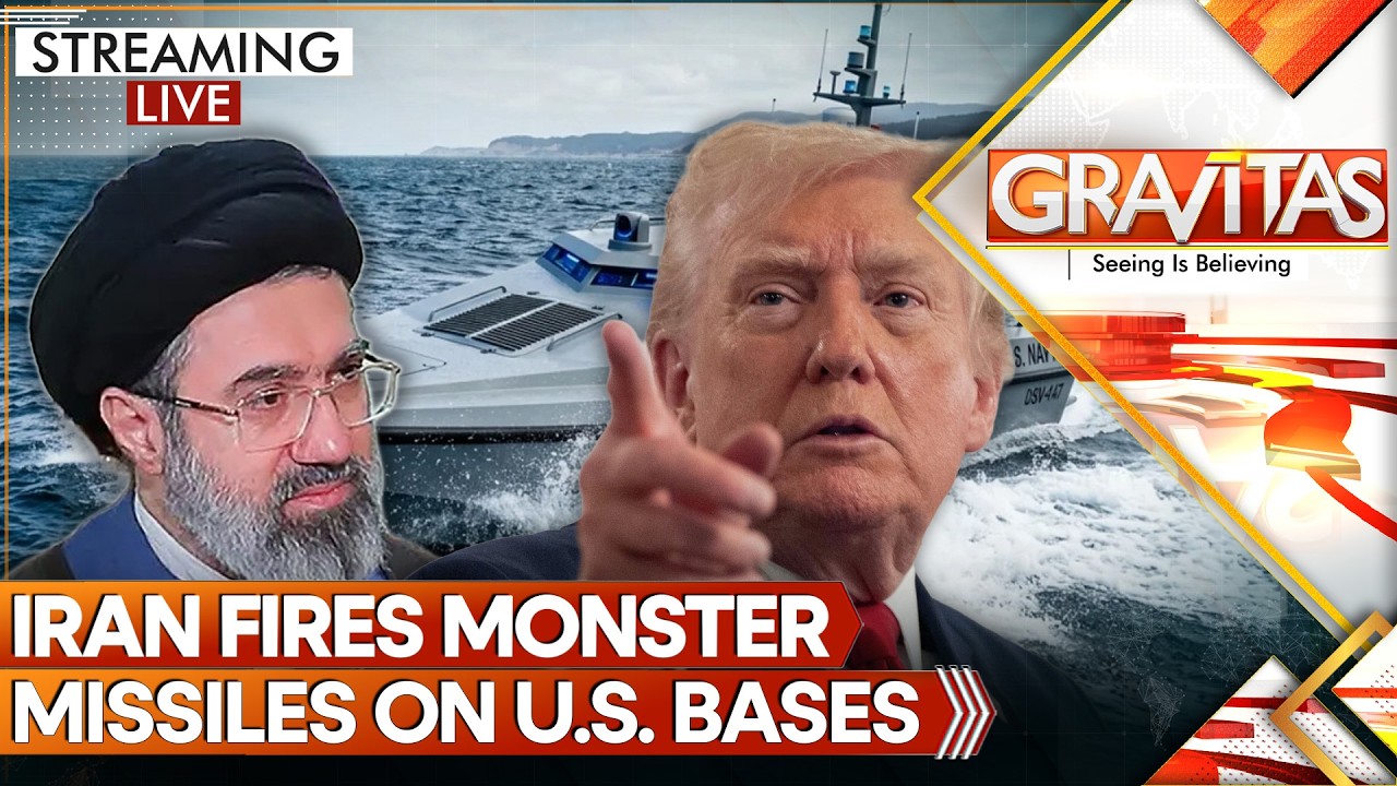 GRAVITAS LIVE: Iran Fires Monster Advanced Missiles On American Bases | Iran US War | WION Live