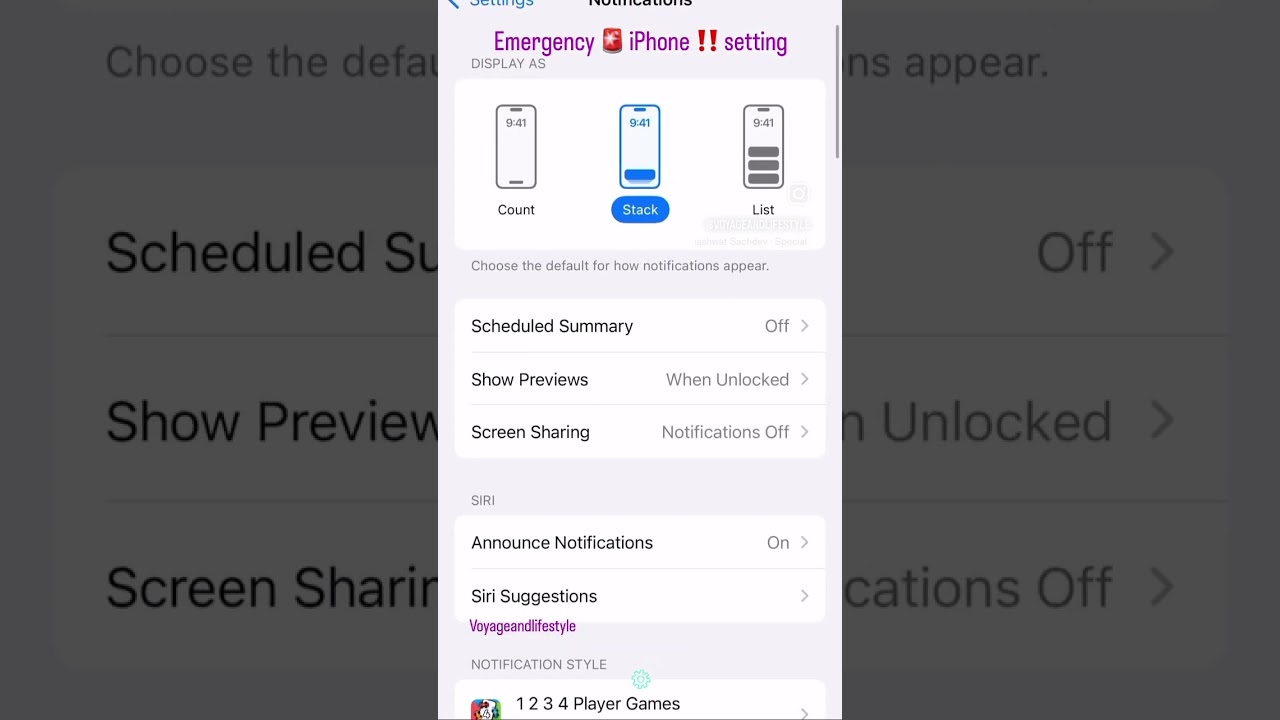 iPhone Government Alert Setting #shorts #iphone #emergency #alert
