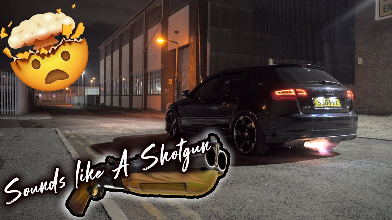 FLAMING!!! * LOUD* Audi S3 with Antilag!!! Stage 2+