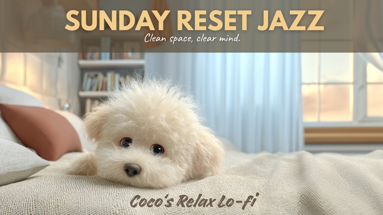 Sunday Reset with Coco 🐩 | Chill Lofi Beats to Organize Your Week | Clean & Plan