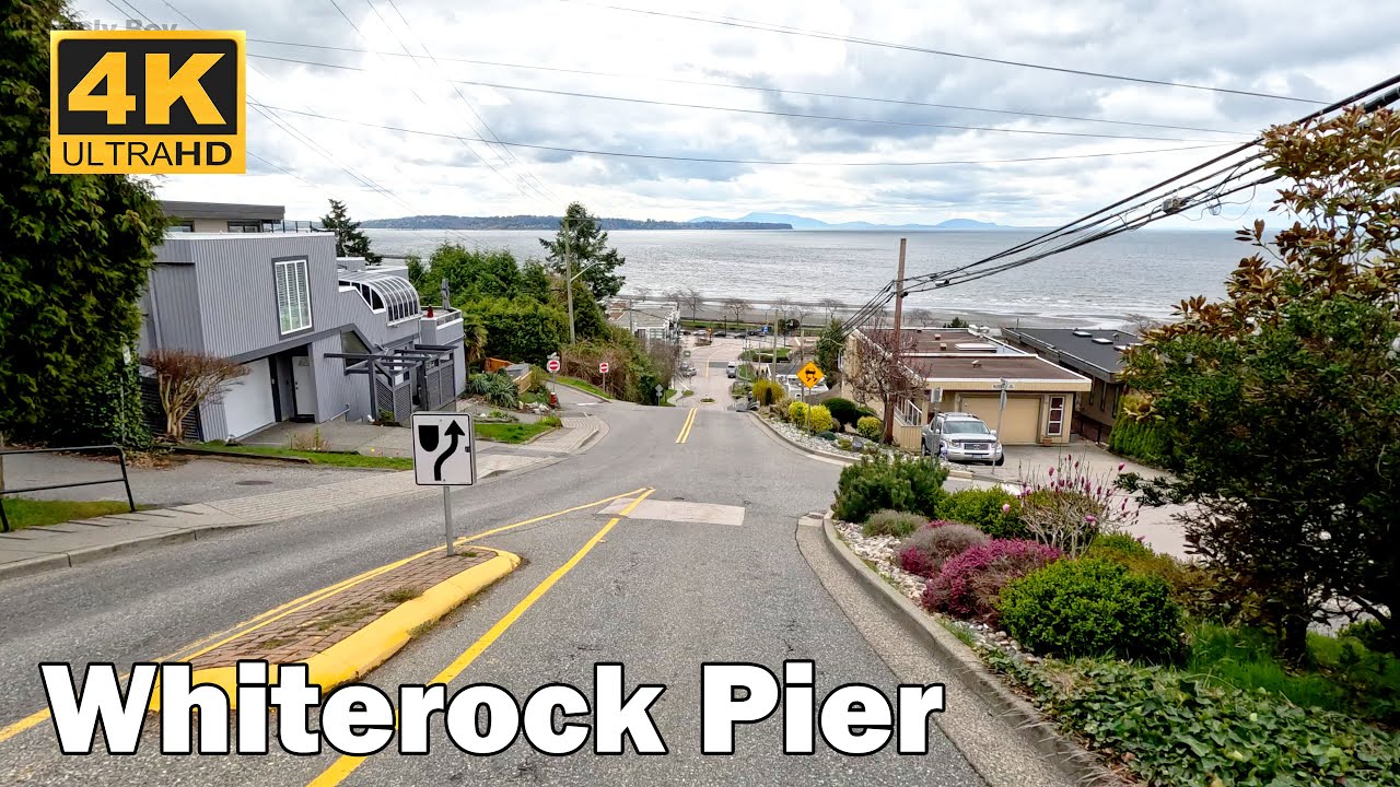 Driving to Whiterock Pier From Surrey, BC, Canada [4K]