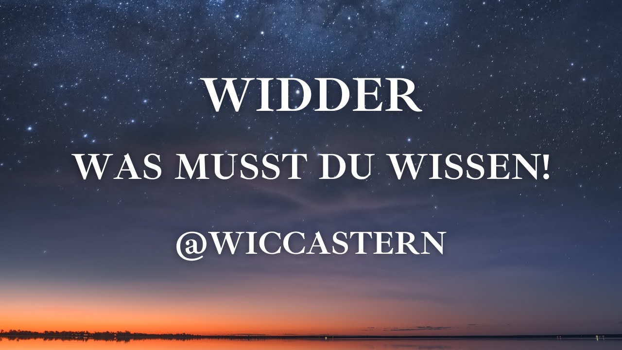 WIDDER Tarot | WAS IST WICHTIG FÜR DICH?