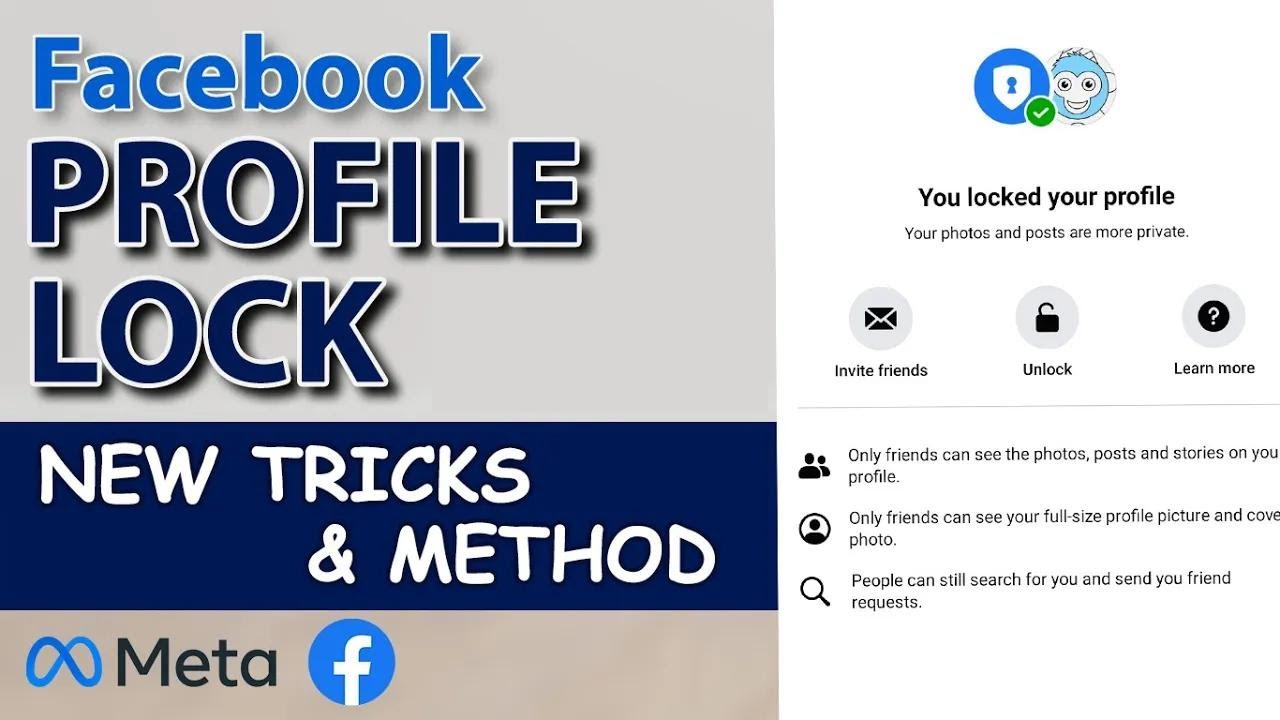Facebook Profile Lock NEW TRICKS & METHOD