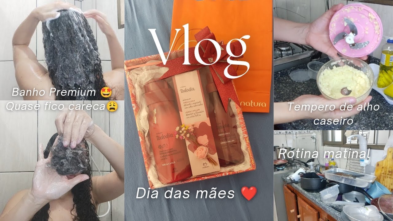 Autocuidado no dia das mães, rotina da manhã e tempero caseiro de alho 🧄