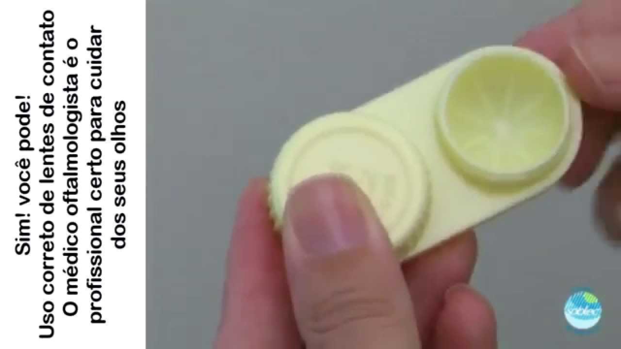 Como limpar e guardar as lentes de contato?