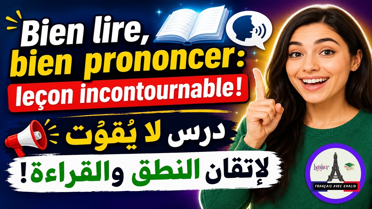 Bien lire, bien prononcer: leçon incontournable! 📖 درس لا يُفوّت لإتقان النطق والقراءة!
