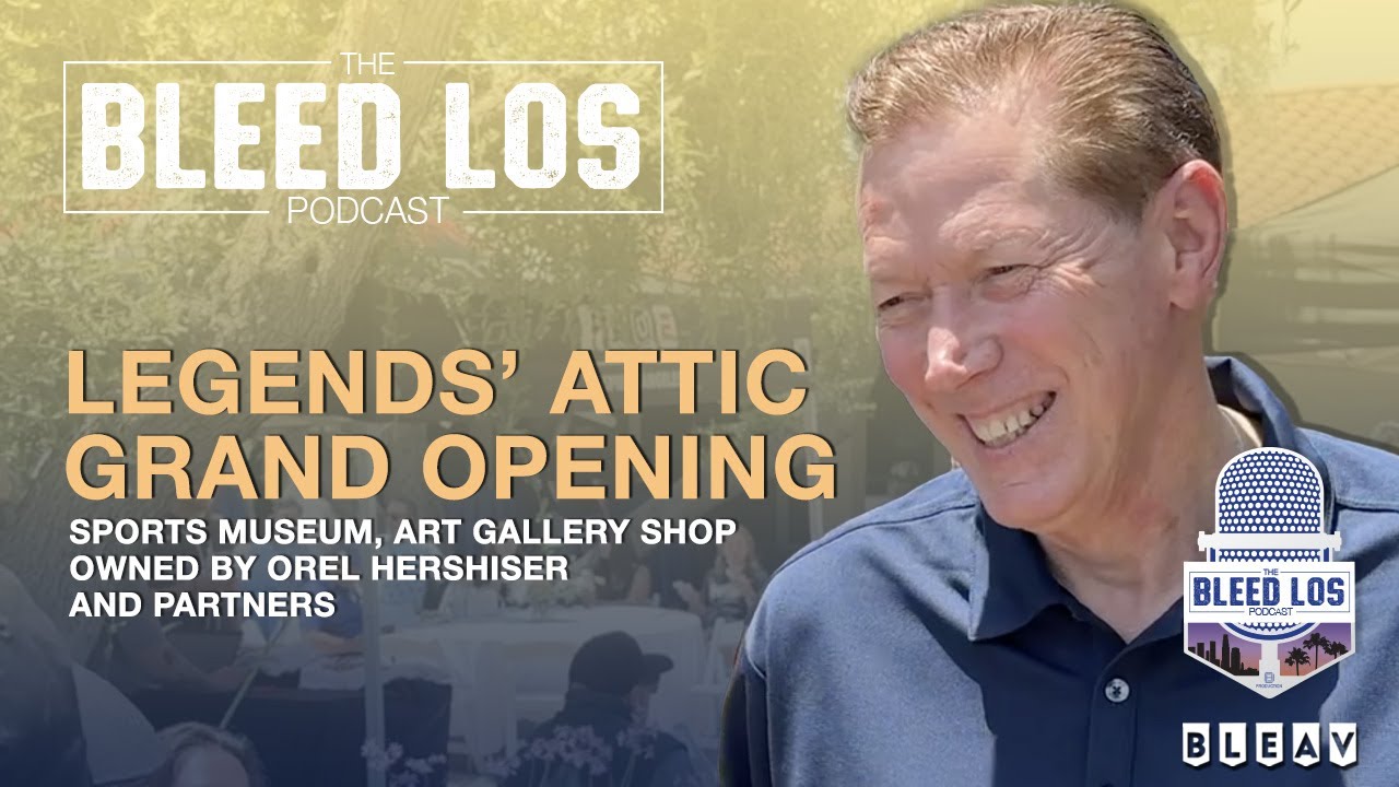 Dodgers Legend Orel Hershiser opens sports memorabilia, art gallery shop Legends Attic with partners