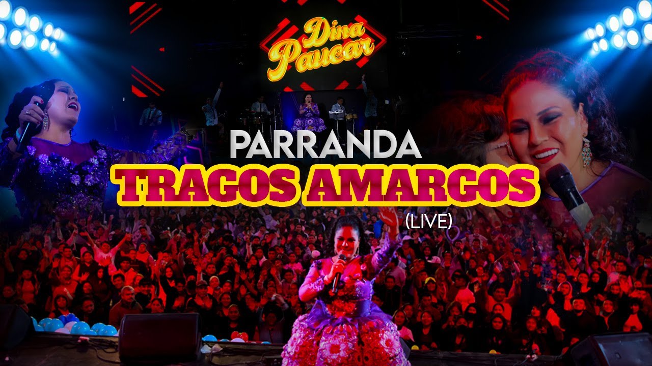 DINA PAUCAR - PARRANDA TRAGOS AMARGOS (EN VIVO)