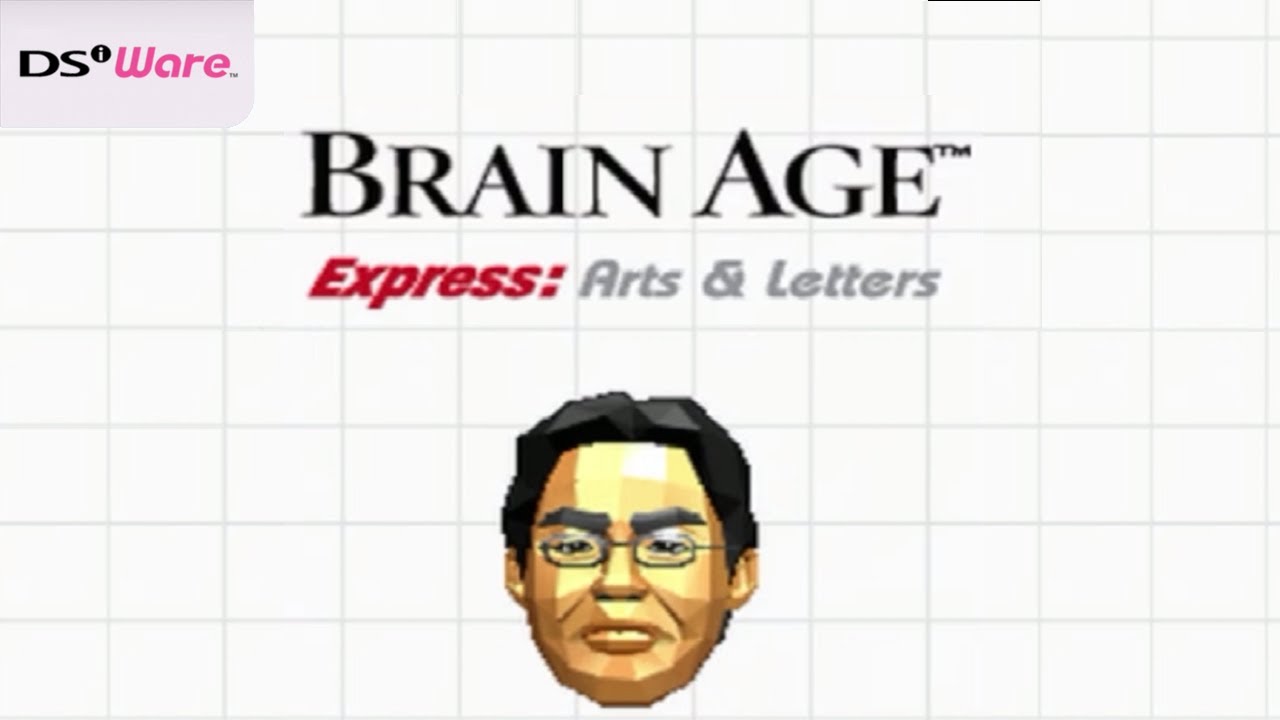 Brain Age Express: Arts & Letters (DSiWare Gameplay)