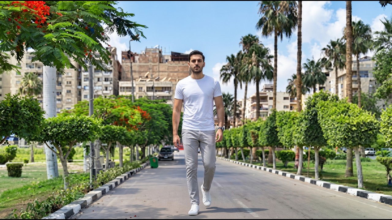 جولة في مدينة المنصورة المصرية Tour of , Mansourah Egypt