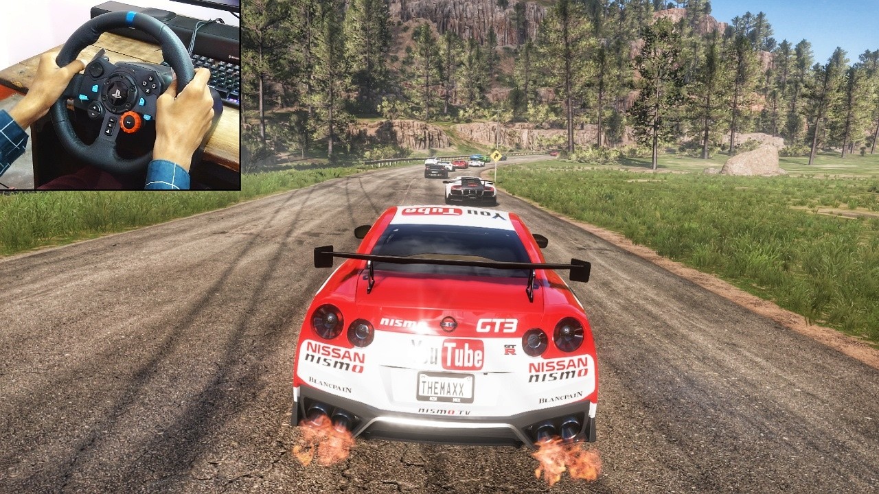 Nissan GTR R35 VS Supercars | Forza Horizon 5 | Logitech g29 gameplay