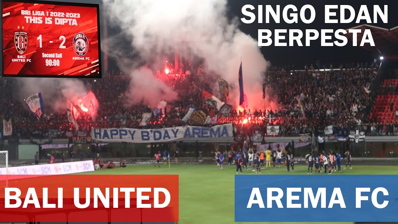 Menang! AREMA FC Berpesta Flare! BALI UNITED Kalah 1-2 Sedih Bro! - Pak Made Vlog