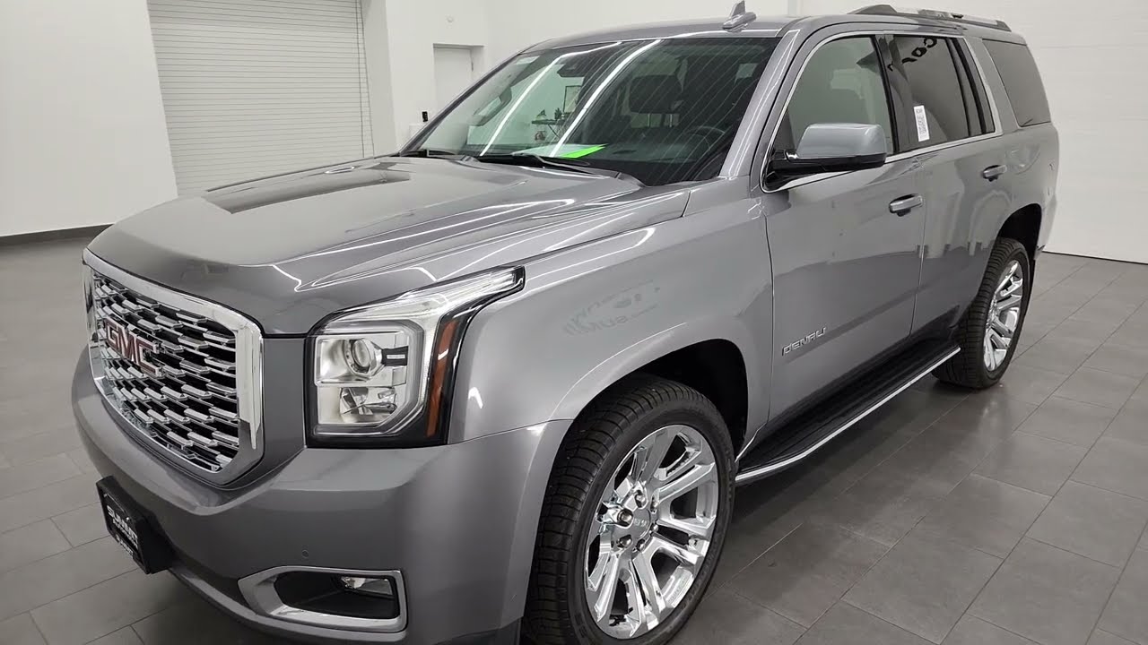 2020 GMC YUKON SLT QUADS THIRD 4WD IN SATIN STEEL METALLIC 4K WALKAROUND 13229Z SOLD!