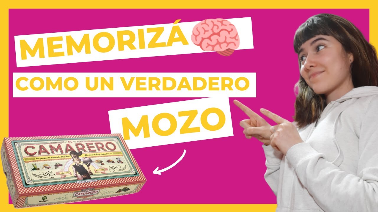EL CAMARERO 👉 ¿Cómo se juega? 🍽️ / Un juego de MEMORIA para ADULTOS, NIÑOS y ADOLESCENTES | Maldón.