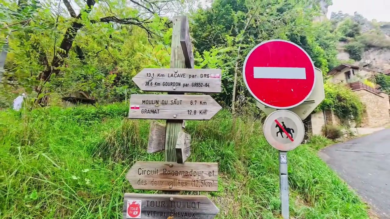 Reilhaguet / Rocamadour / Gramat ( Lot ) 30 km 