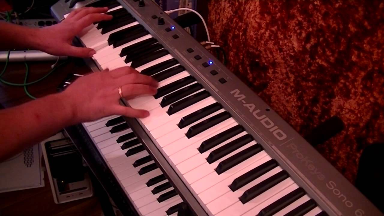 M-audio Sono 61 Sound test. Piano, rhodes, organ, clav.