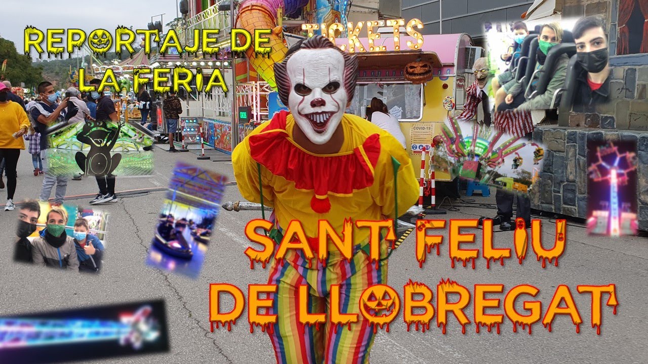 FERIA de SANT FELIU DE LLOBREGAT 2021 - Reportaje de la feria 🎠🎟️ 🎡
