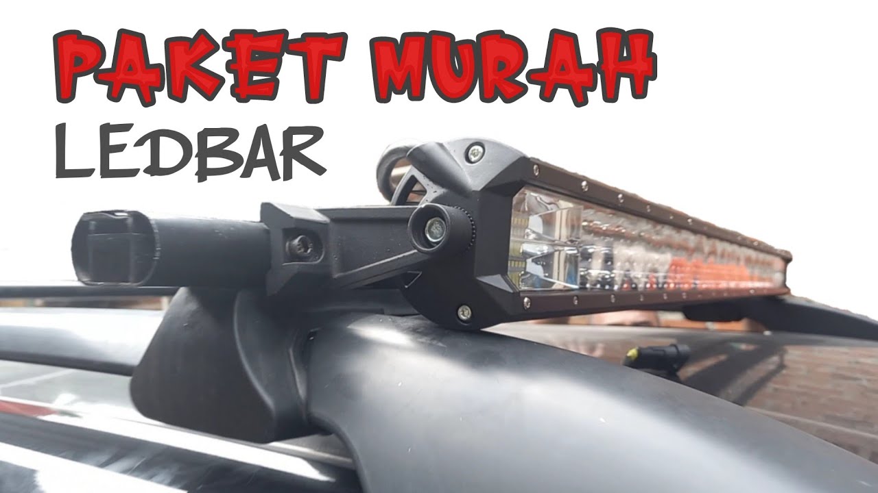 LEDBAR 42 INCI SOROT & STROBO | TUTORIAL PEMASANGAN