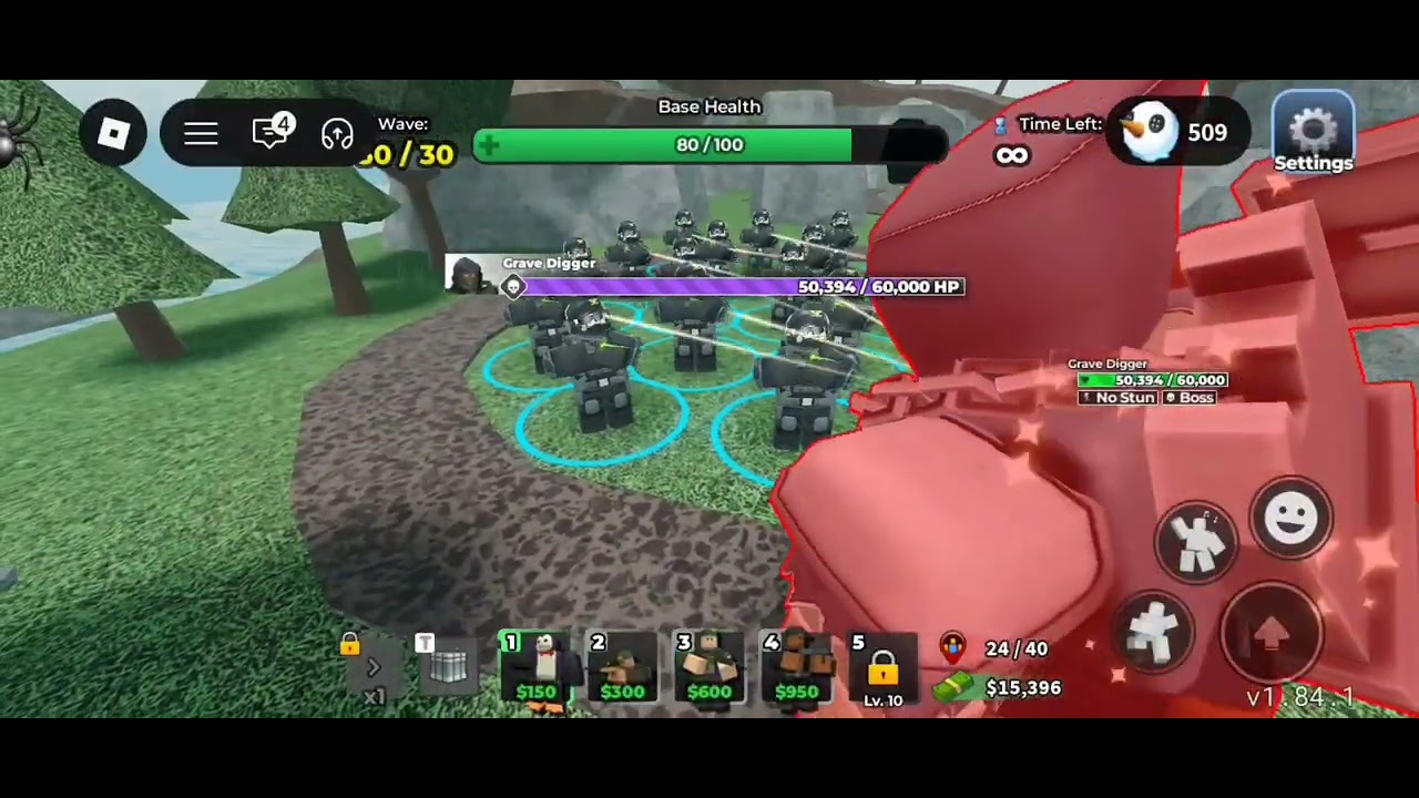 Part 1.5 of me playing tds. Pls watch the next part after